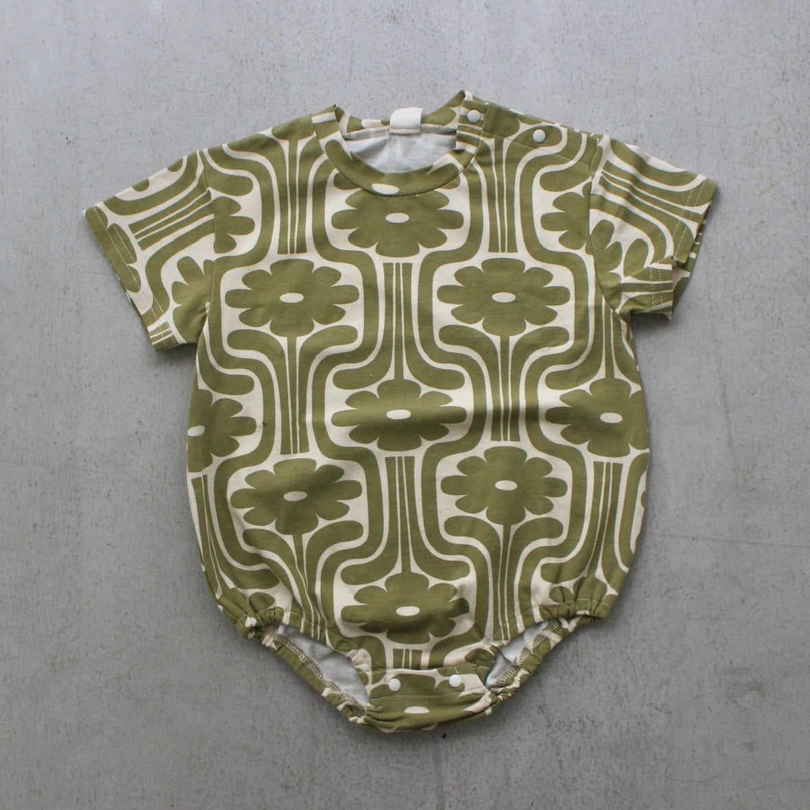 Short Sleeve Pattern Rompers