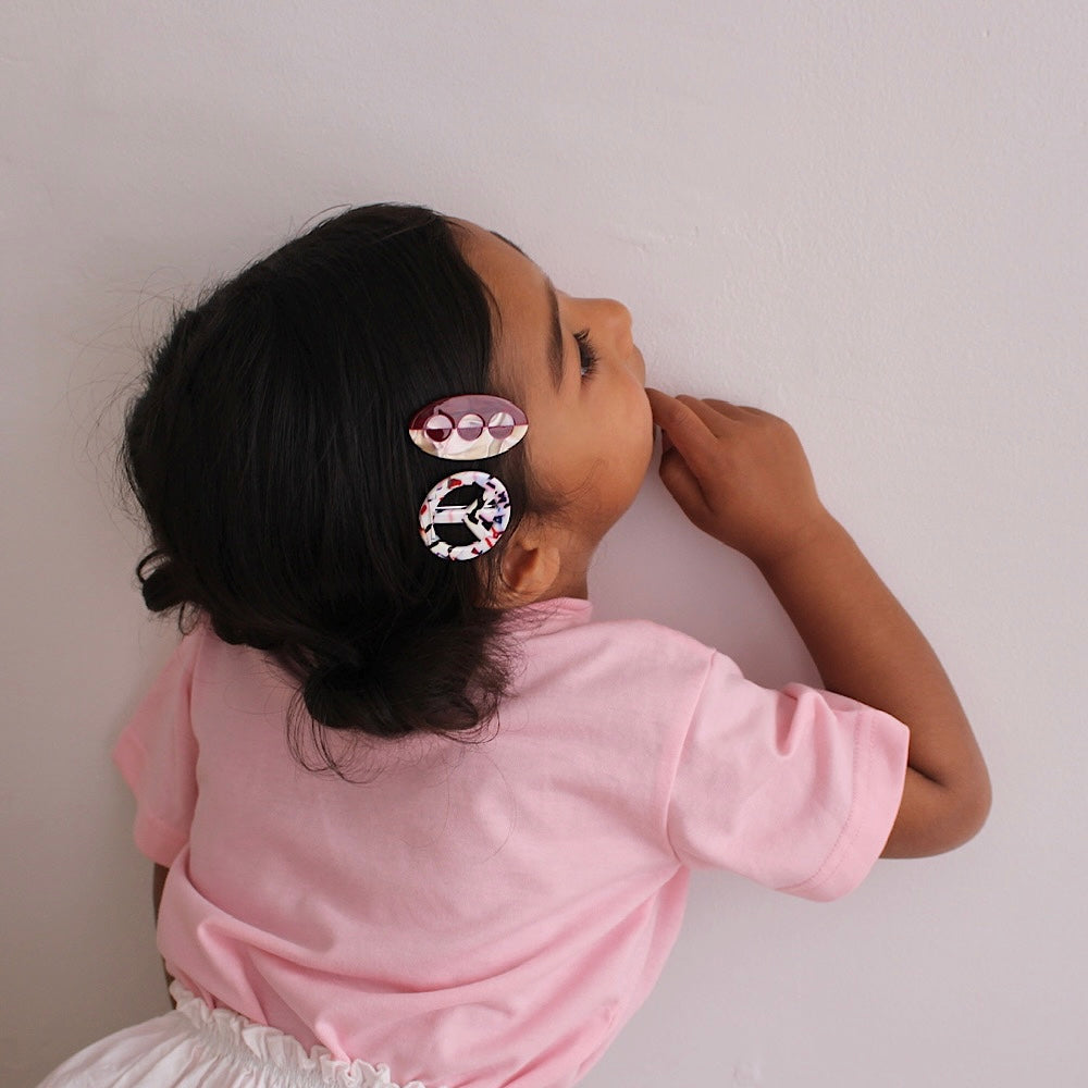 2SET ACRYLIC HAIR CLIP