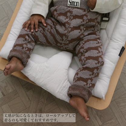 PATTERN JAGGARD SUSPENDER LEGGINS