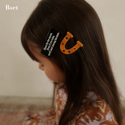 26SS 2SET ACRYLIC HAIR CLIP