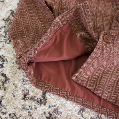 HERRINGDONE TWEED JACKET & BOW TIE SET