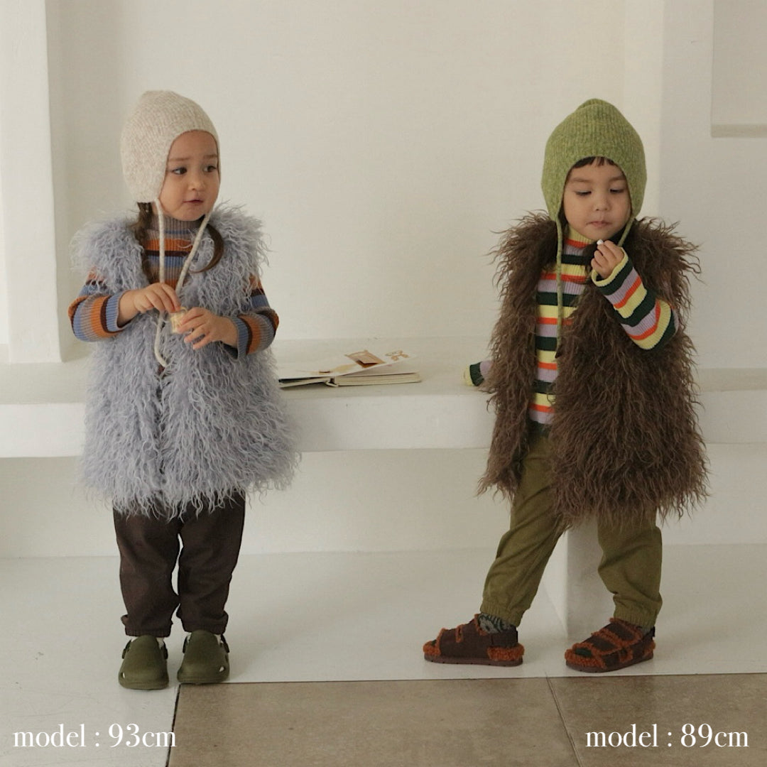 andpal &pal アウター　ファーベスト　crimp Fur vest andpal &pal アウター ファーベスト crimp Fur vest andpal &pal