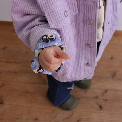 CORDUROY FRINGE JACKET