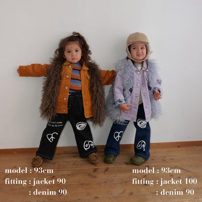 CORDUROY FRINGE JACKET