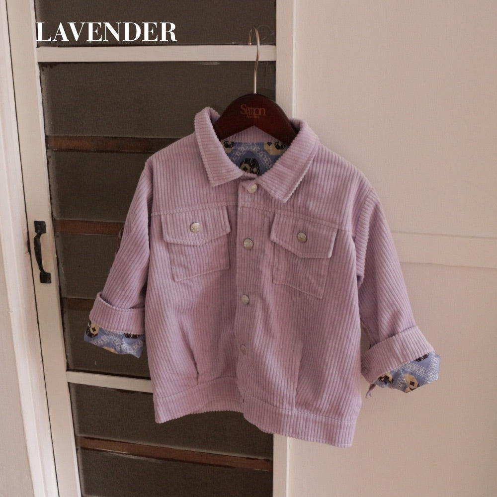 CORDUROY FRINGE JACKET