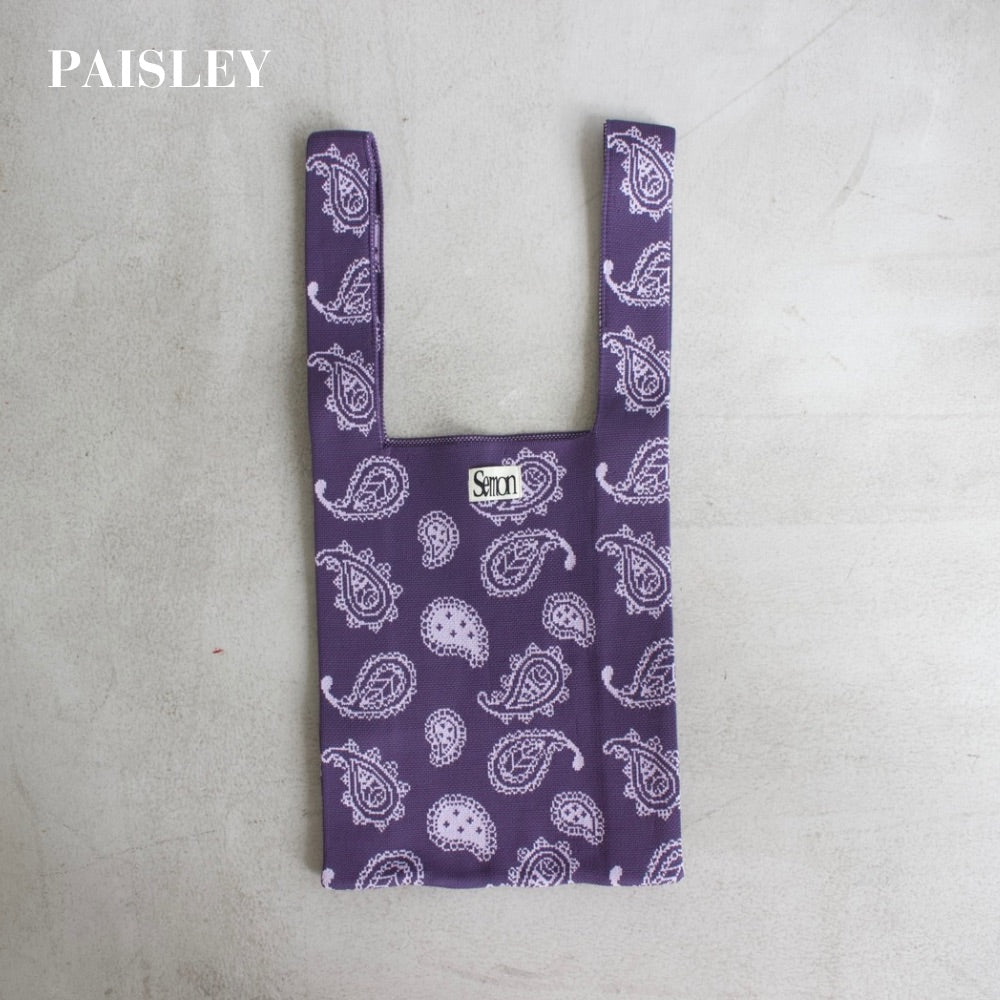 PATTERN KNIT BAG