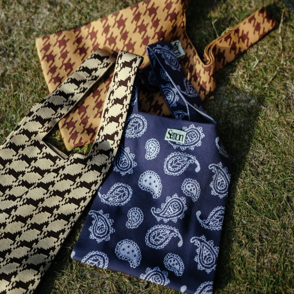 PATTERN KNIT BAG