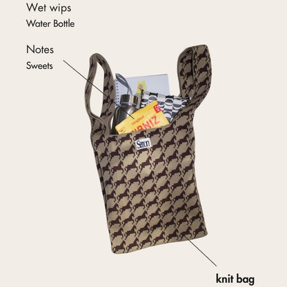 PATTERN KNIT BAG