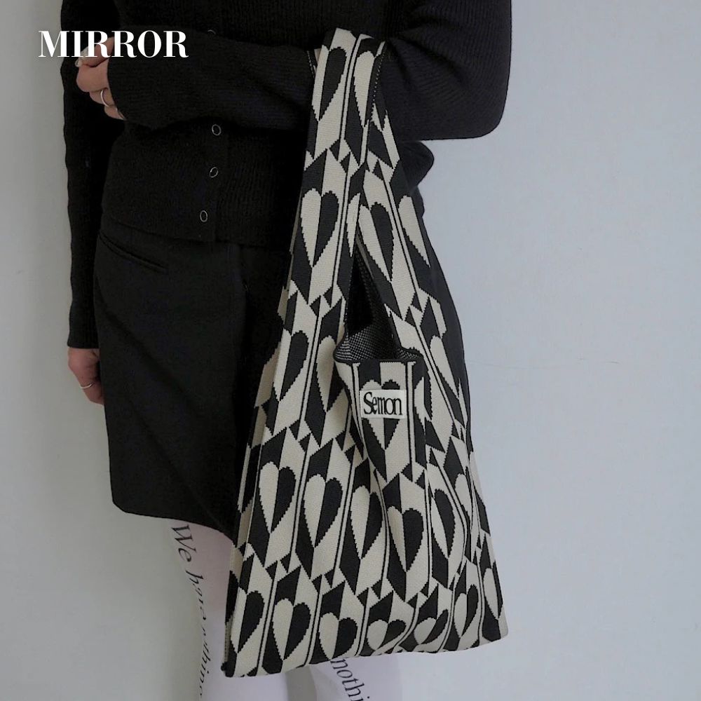PATTERN KNIT BAG