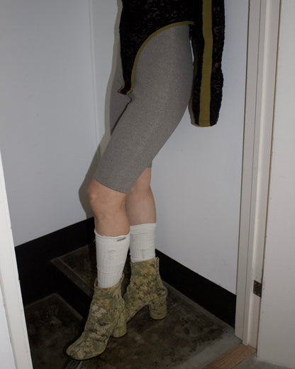 W Jacquard Biker Pants