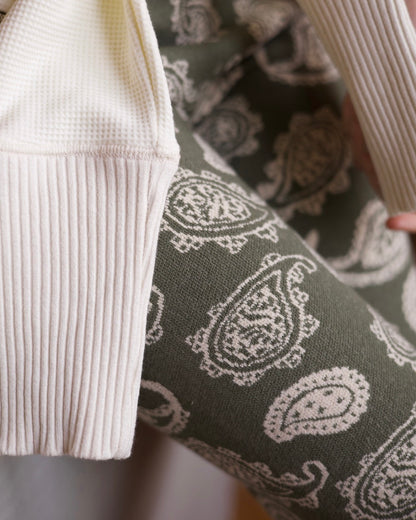 W Jacquard Biker Pants