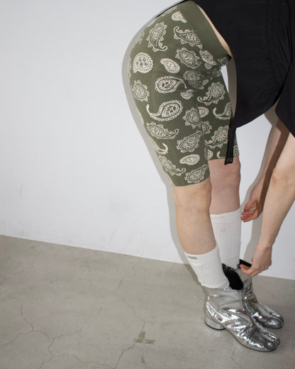 W Jacquard Biker Pants