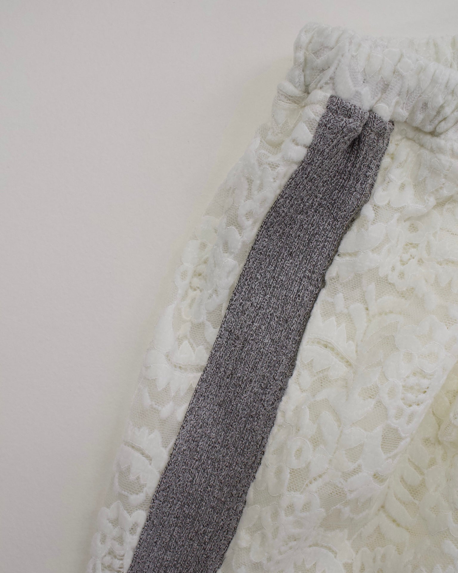 Velour Lace Flare Pants