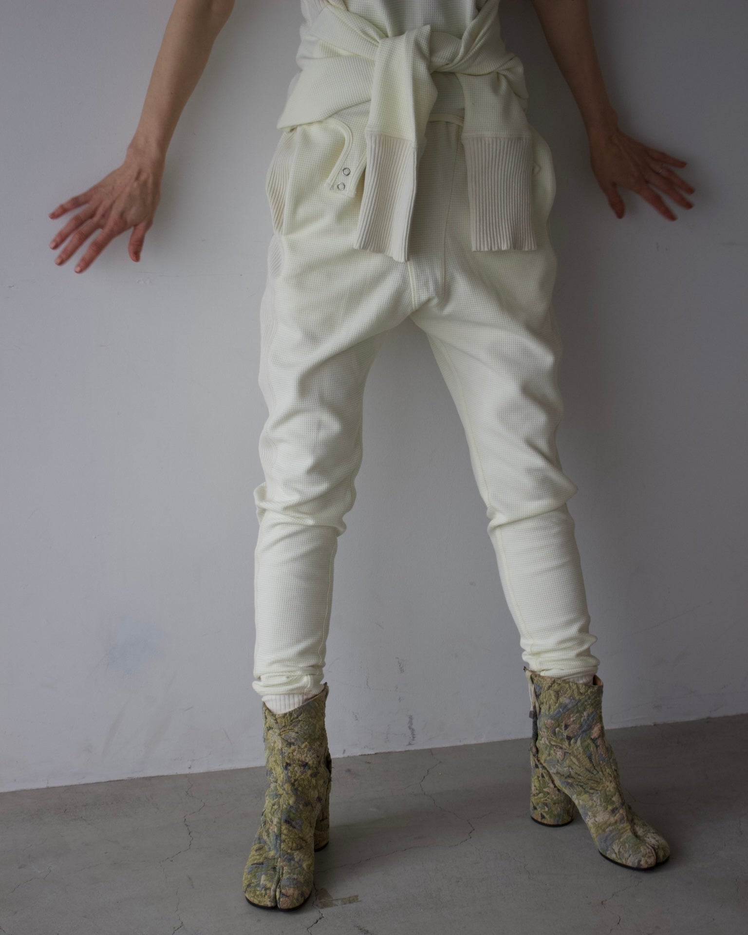 Waffle Hem Rib Pants