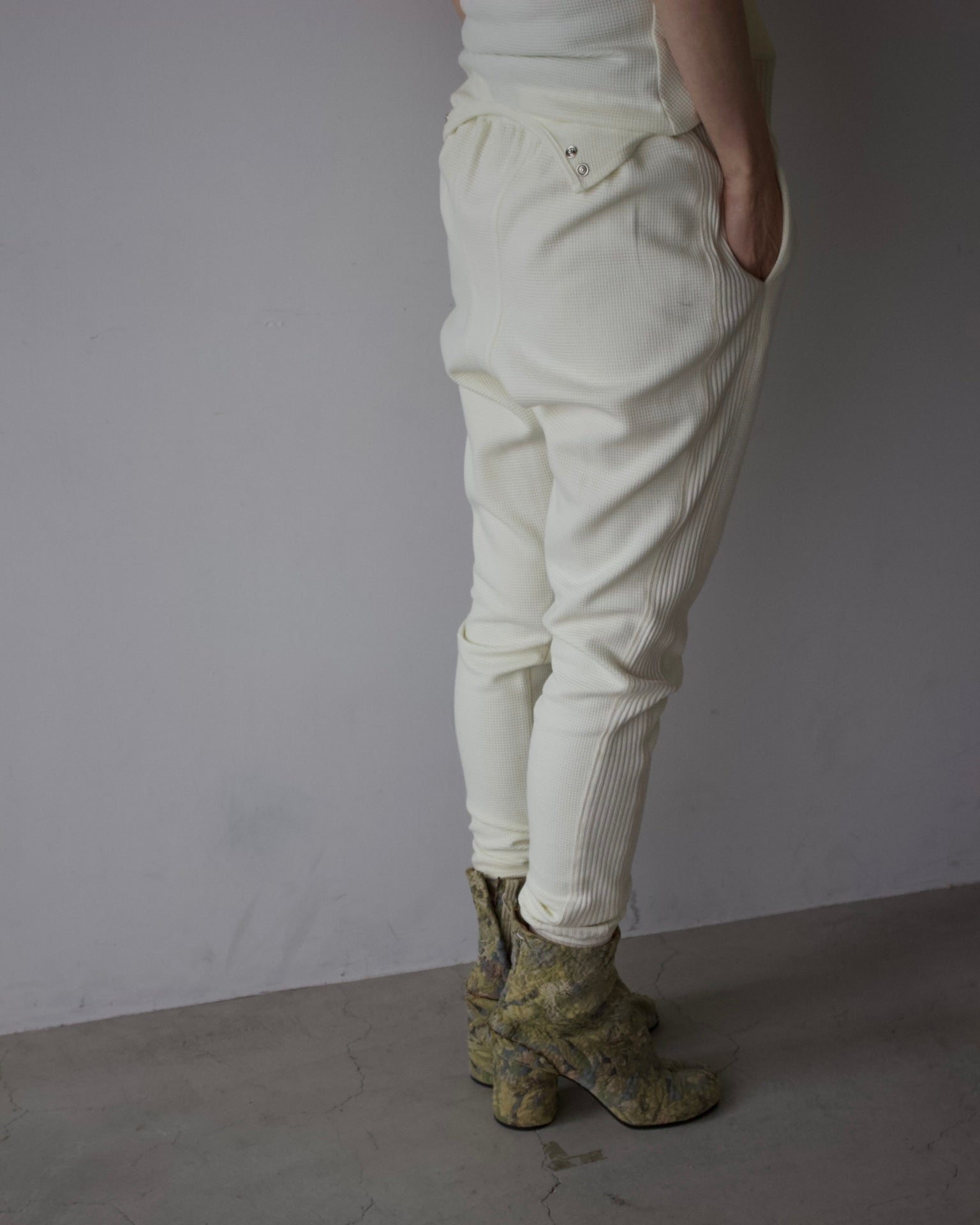 Waffle Hem Rib Pants