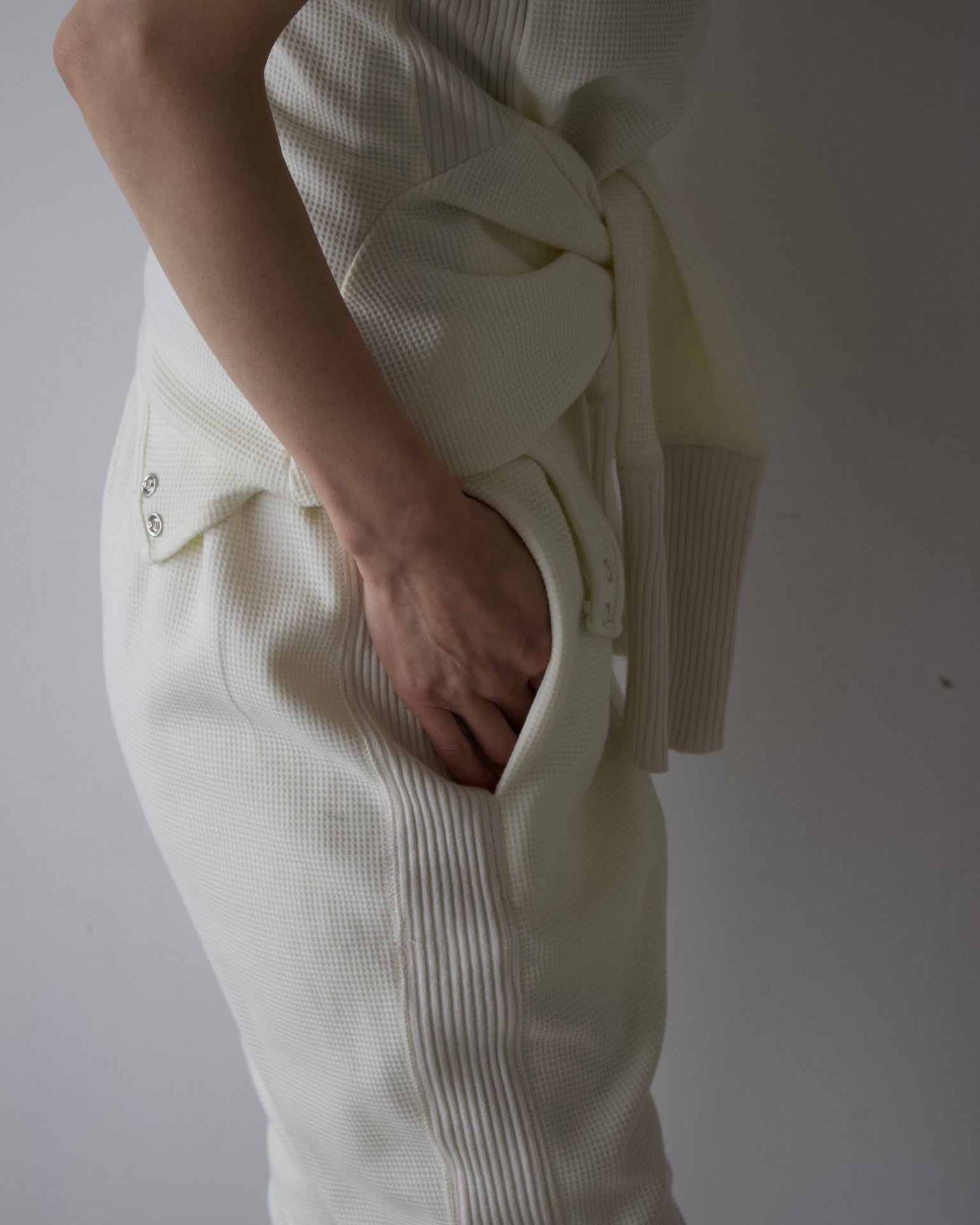 Waffle Hem Rib Pants