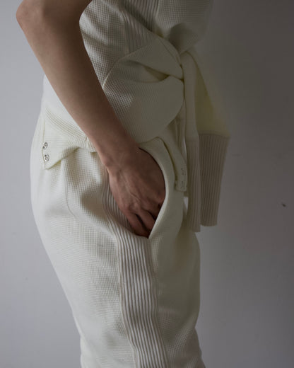 Waffle Hem Rib Pants