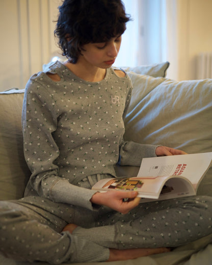 Waffle Hem Rib Pants