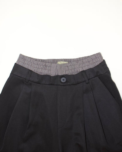 Ponte Double Waist Wide Pants