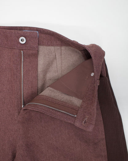 Denim Side Rib Wide Pants