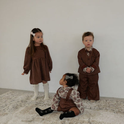 HERRINGDONE TWEED PANTS