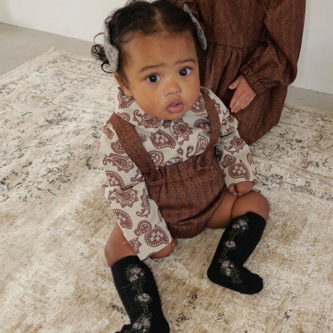 HERRINGDONE TWEED BLOOMERS