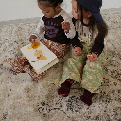 26SS NEW PATTERN WIDE FLARE PANTS