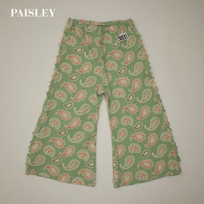 26SS NEW PATTERN WIDE FLARE PANTS