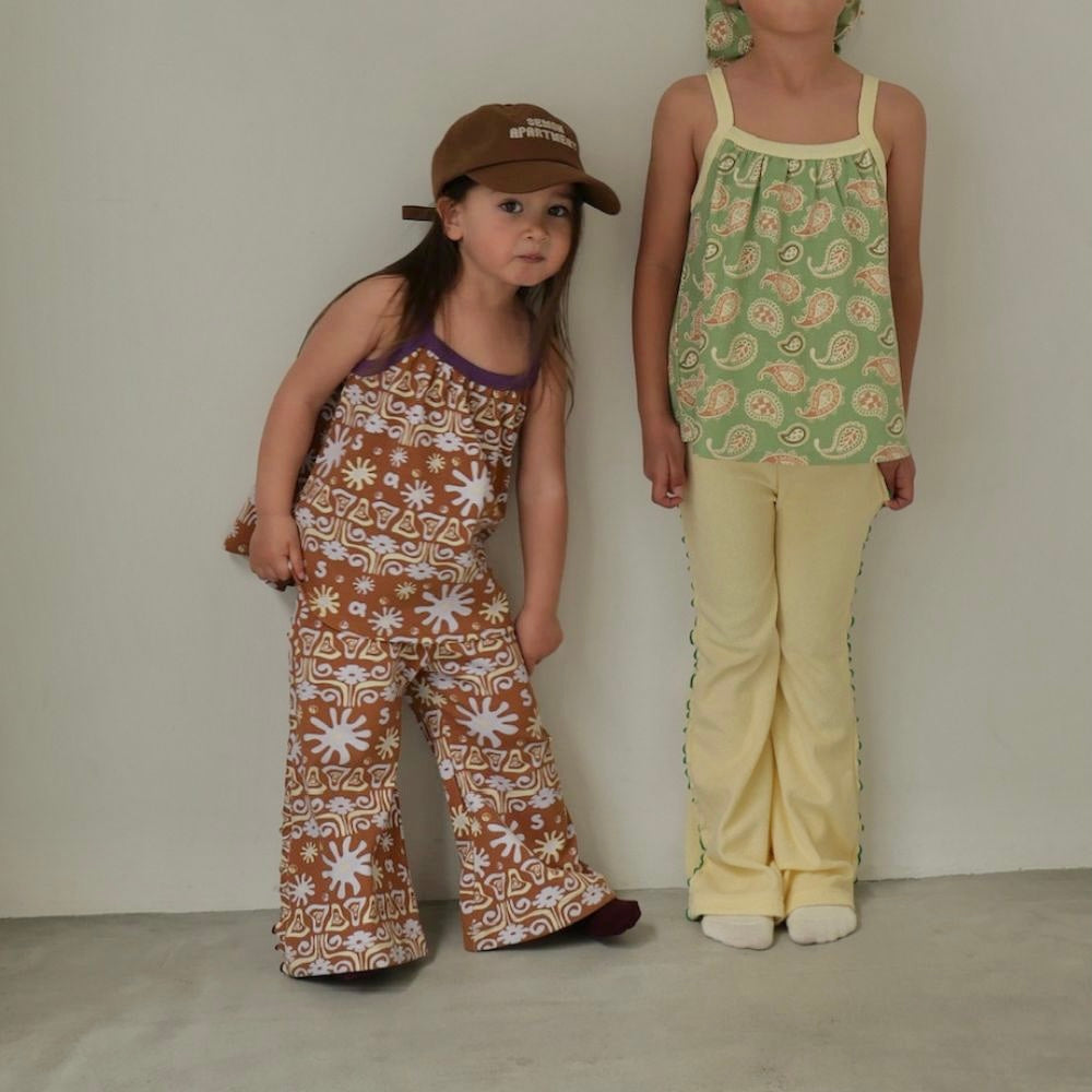 26SS NEW PATTERN WIDE FLARE PANTS