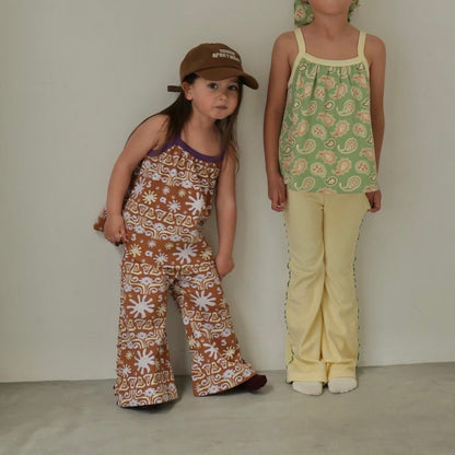 26SS NEW PATTERN WIDE FLARE PANTS