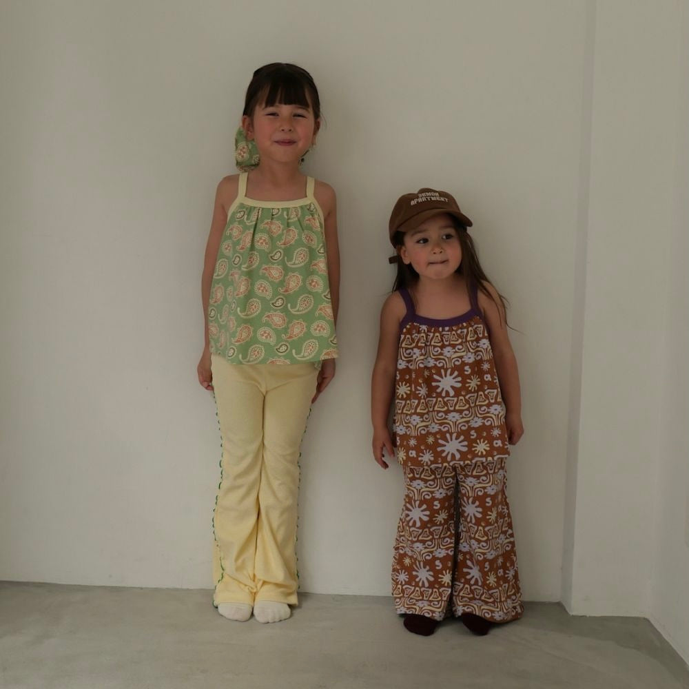 26SS NEW PATTERN WIDE FLARE PANTS