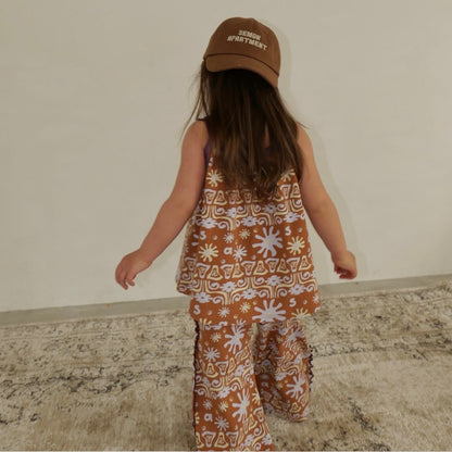 26SS NEW PATTERN WIDE FLARE PANTS