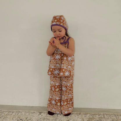 26SS NEW PATTERN WIDE FLARE PANTS