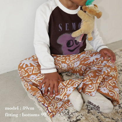 26SS NEW PATTERN WIDE FLARE PANTS