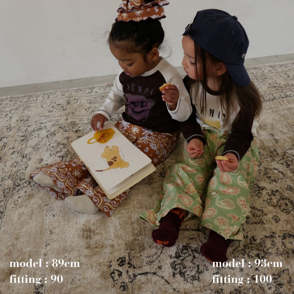 26SS NEW PATTERN WIDE FLARE PANTS