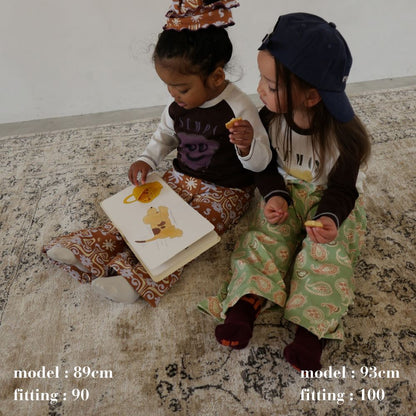 26SS NEW PATTERN WIDE FLARE PANTS