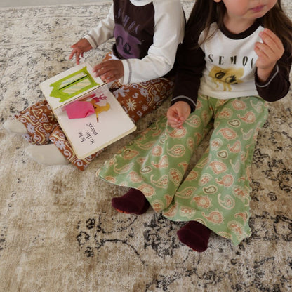 26SS NEW PATTERN WIDE FLARE PANTS