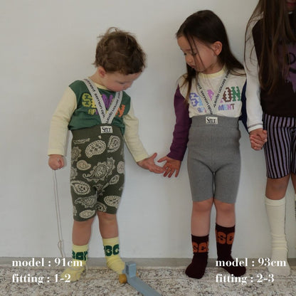 26SS LOGO SUSPENDER SHORTS