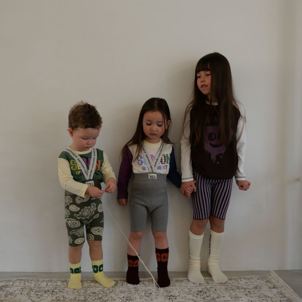 26SS LOGO SUSPENDER SHORTS