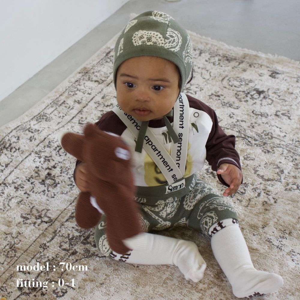 26SS LOGO SUSPENDER SHORTS