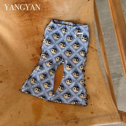 NEW PATTERN FLARE PANTS