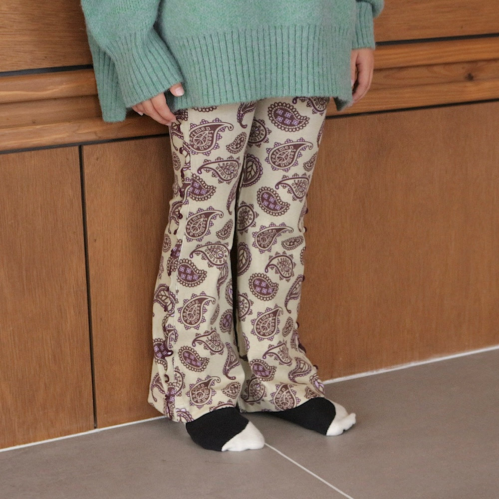 NEW PATTERN FLARE PANTS