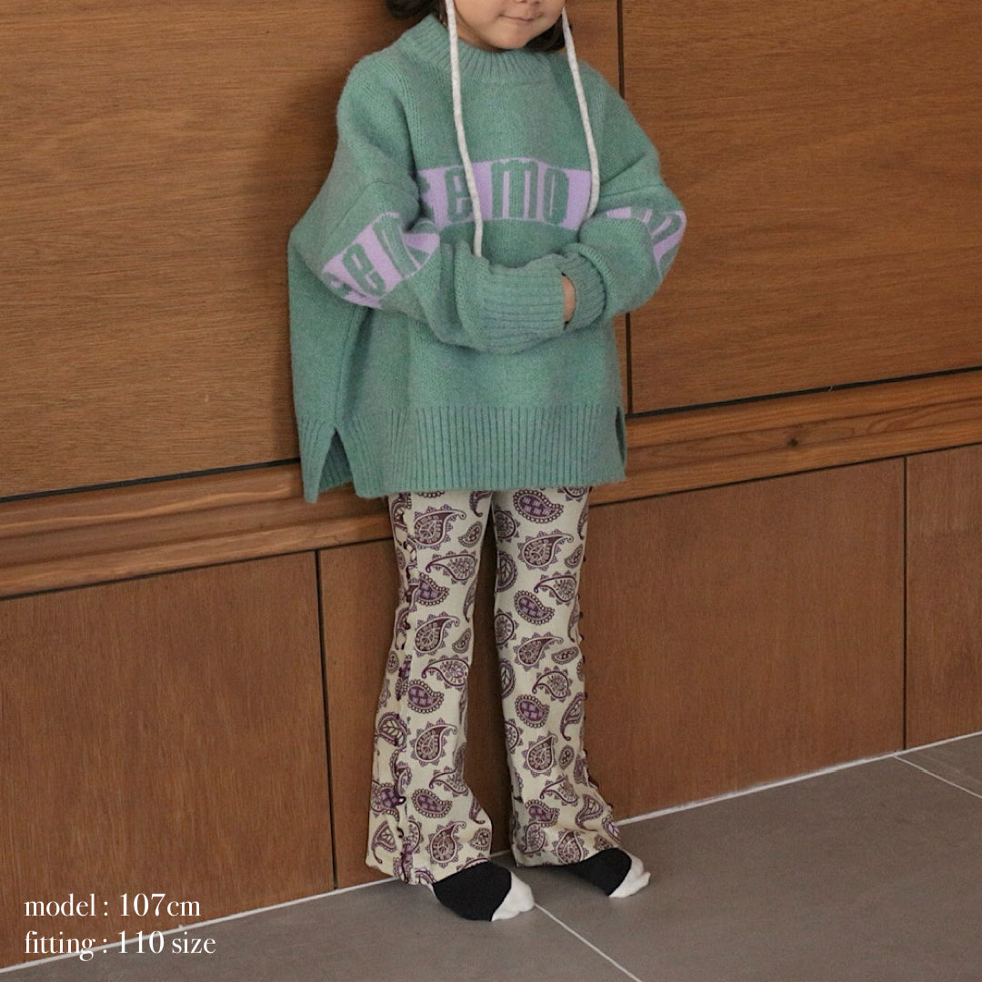 NEW PATTERN FLARE PANTS