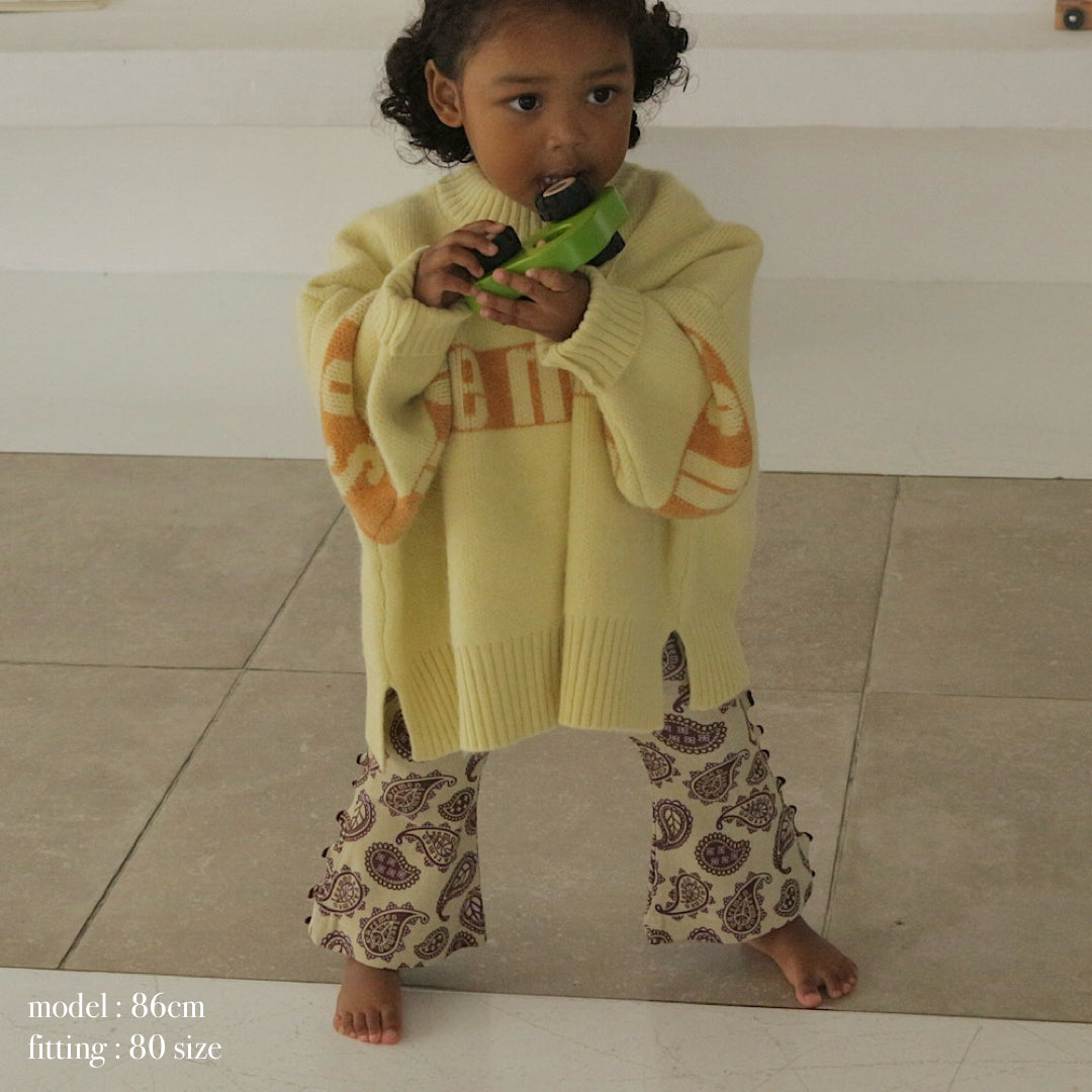 NEW PATTERN FLARE PANTS