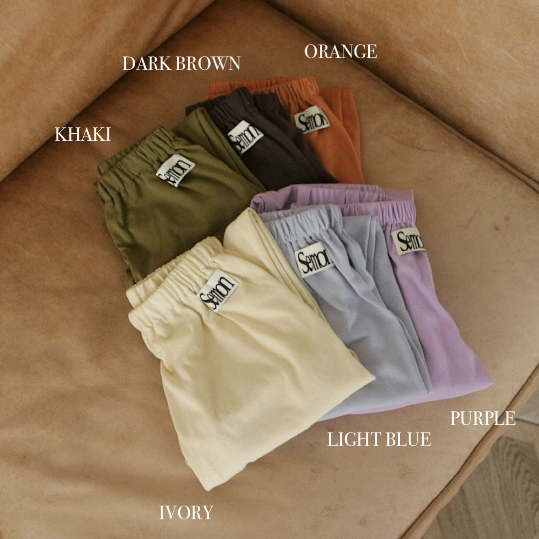 3SET SIMPLE PANTS