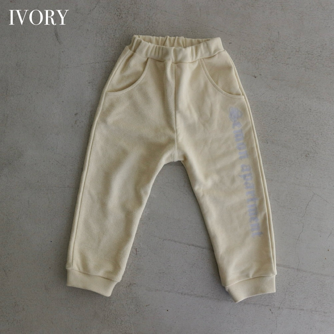 LOOPBACK PRINTED PANTS