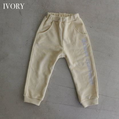 LOOPBACK PRINTED PANTS