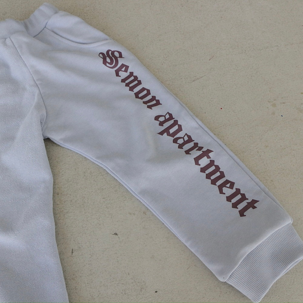 LOOPBACK PRINTED PANTS