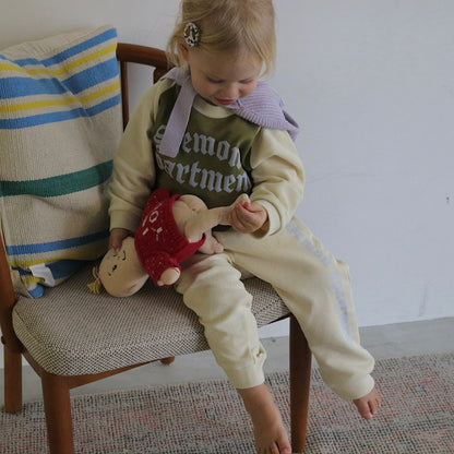 LOOPBACK PRINTED PANTS