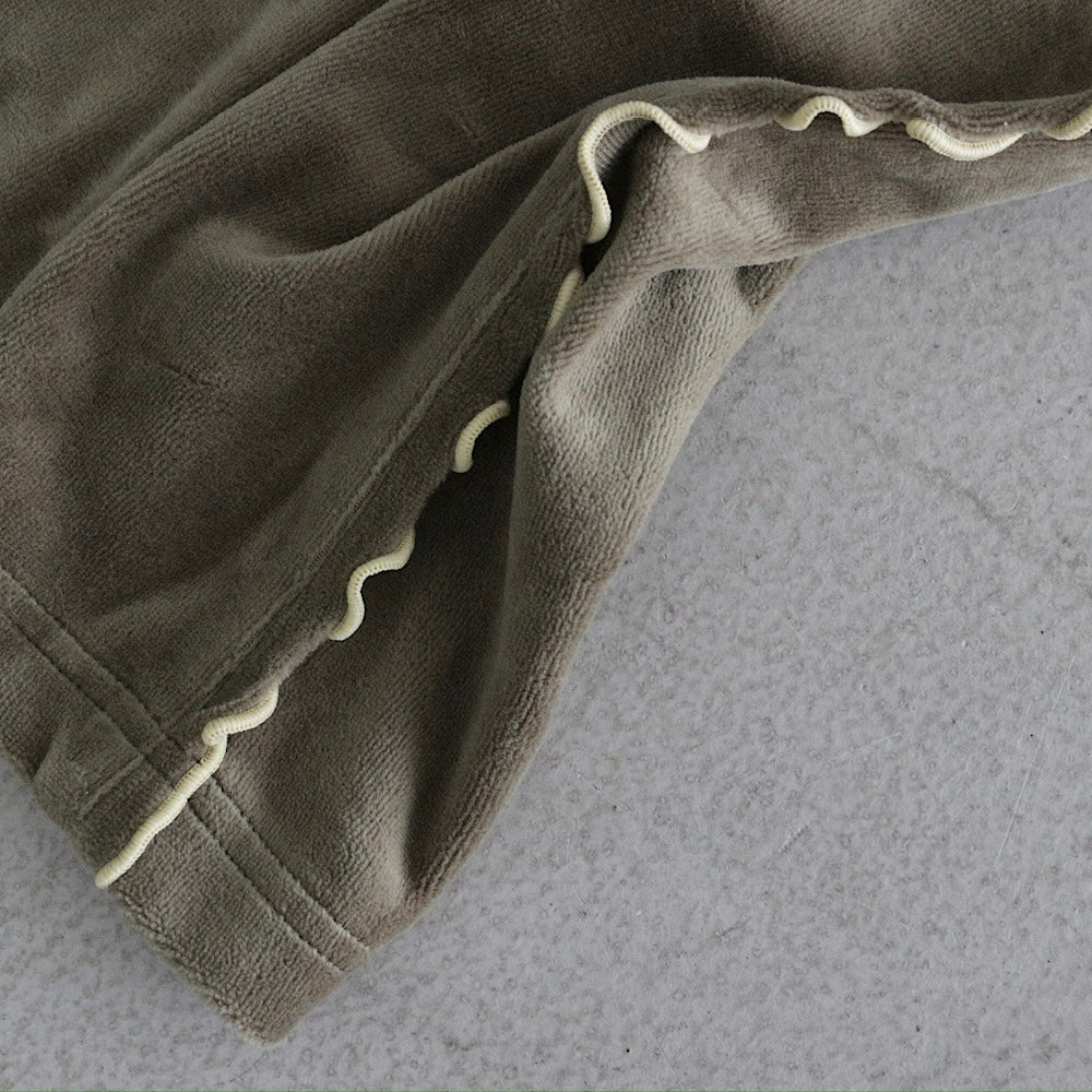 VELOUR STRAIGHT PANTS